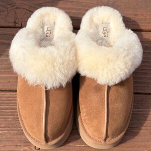 UGG slippers, worn one time. Excellent shape